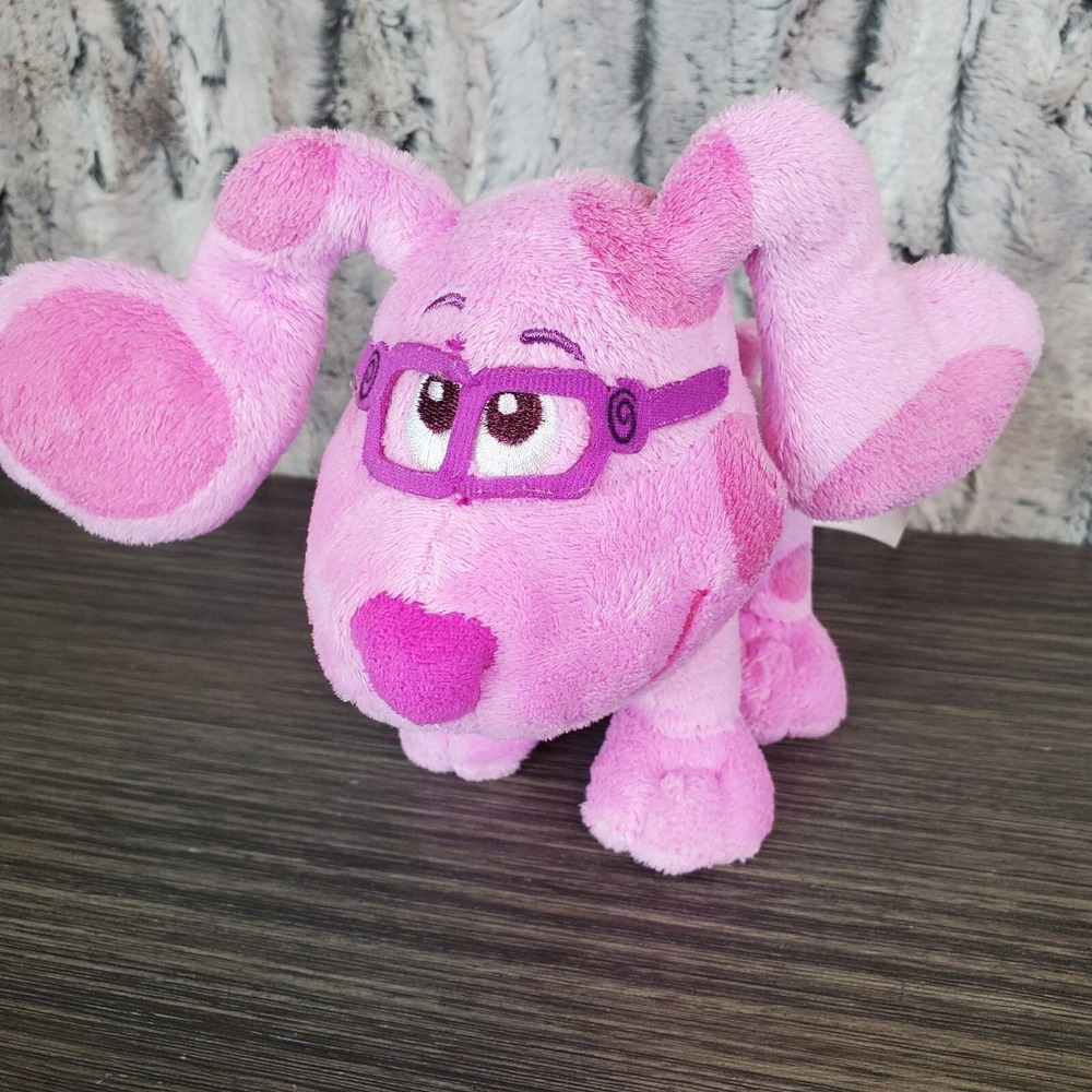 Blue's Clues & You Magenta Pink Dog 6" Plush,‎ 2021 Viacom